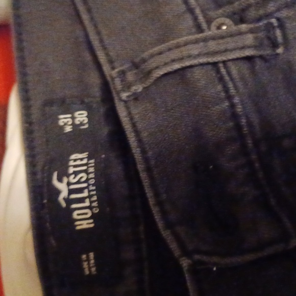 Mens Hollister Jeans sz 31x30 blk - Picture 11 of 11